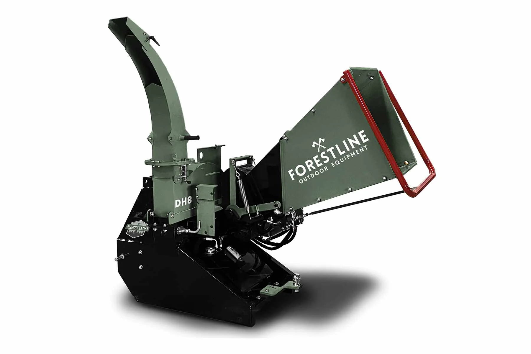 ForestLine DH8 8" PTO Wood Chipper with Dual Hydraulic In-feed