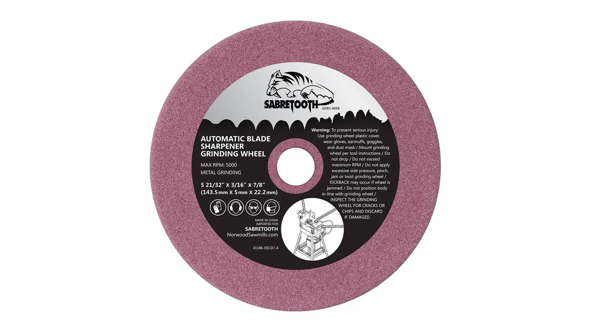 Replacement Grinding Wheel for Automatic Blade Sharpener (143.5 mm) - Image 5
